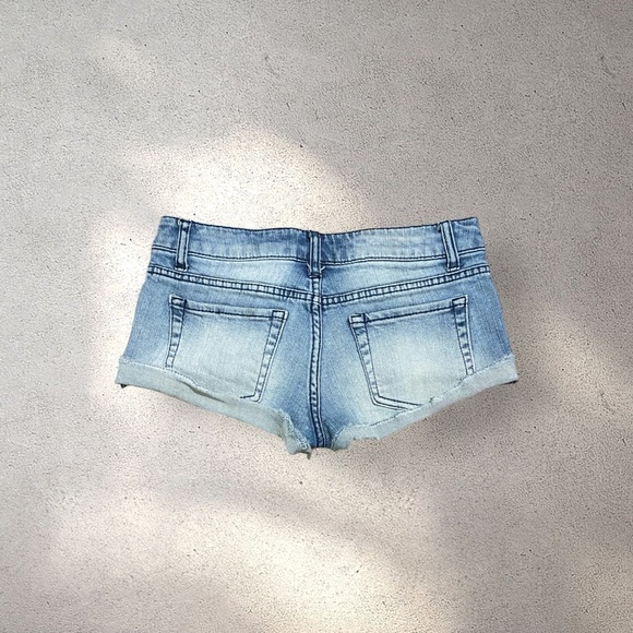 BeBop Low Rise Denim Shorts - Picture 2 of 2